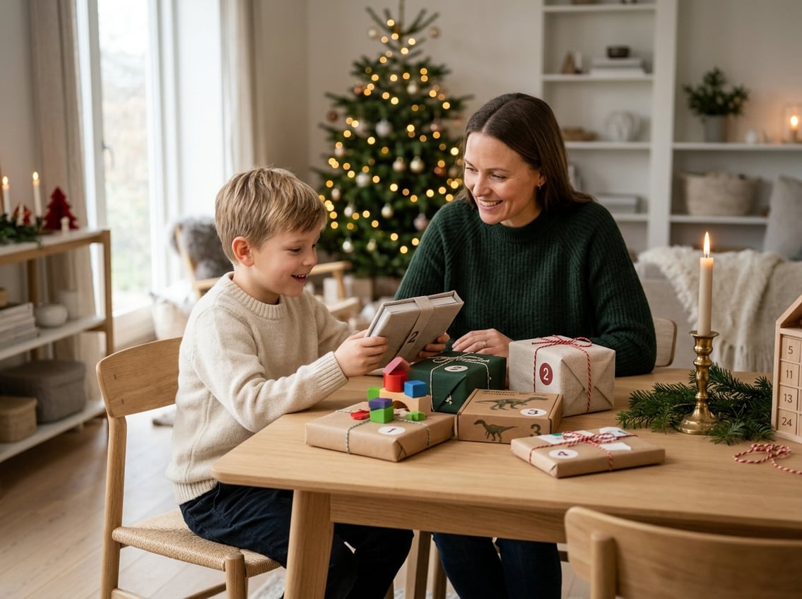 Sådan matcher du adventsgaver med barnets alder og interesser